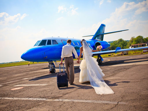 Private Jet Charter For Proposal, Wedding & Honeymoon