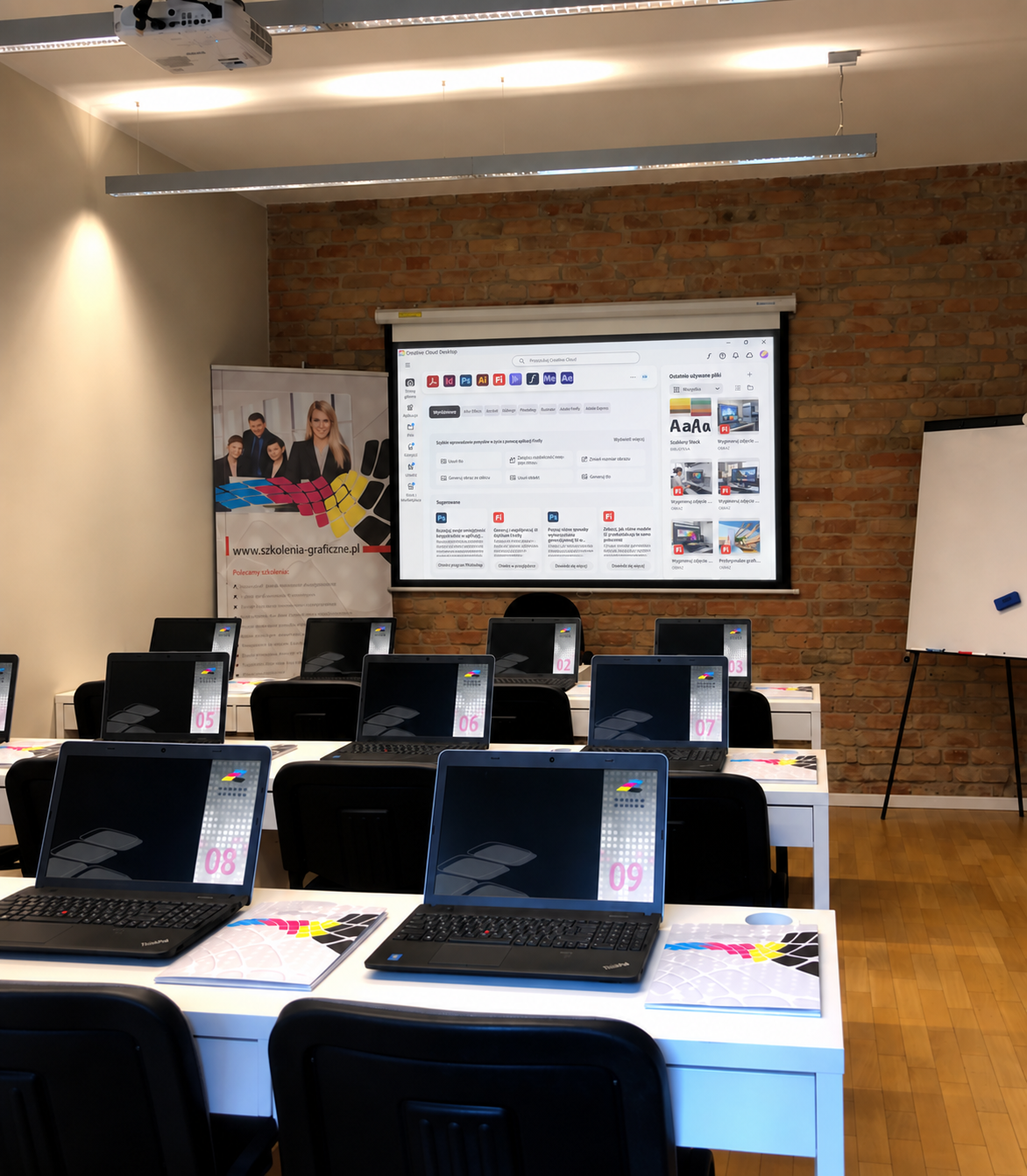 Sala szkoleniowa Szkolenia Graficzne w Sopocie