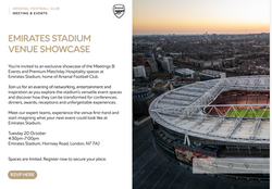 Exclusive Showcase at Emirates Stadium