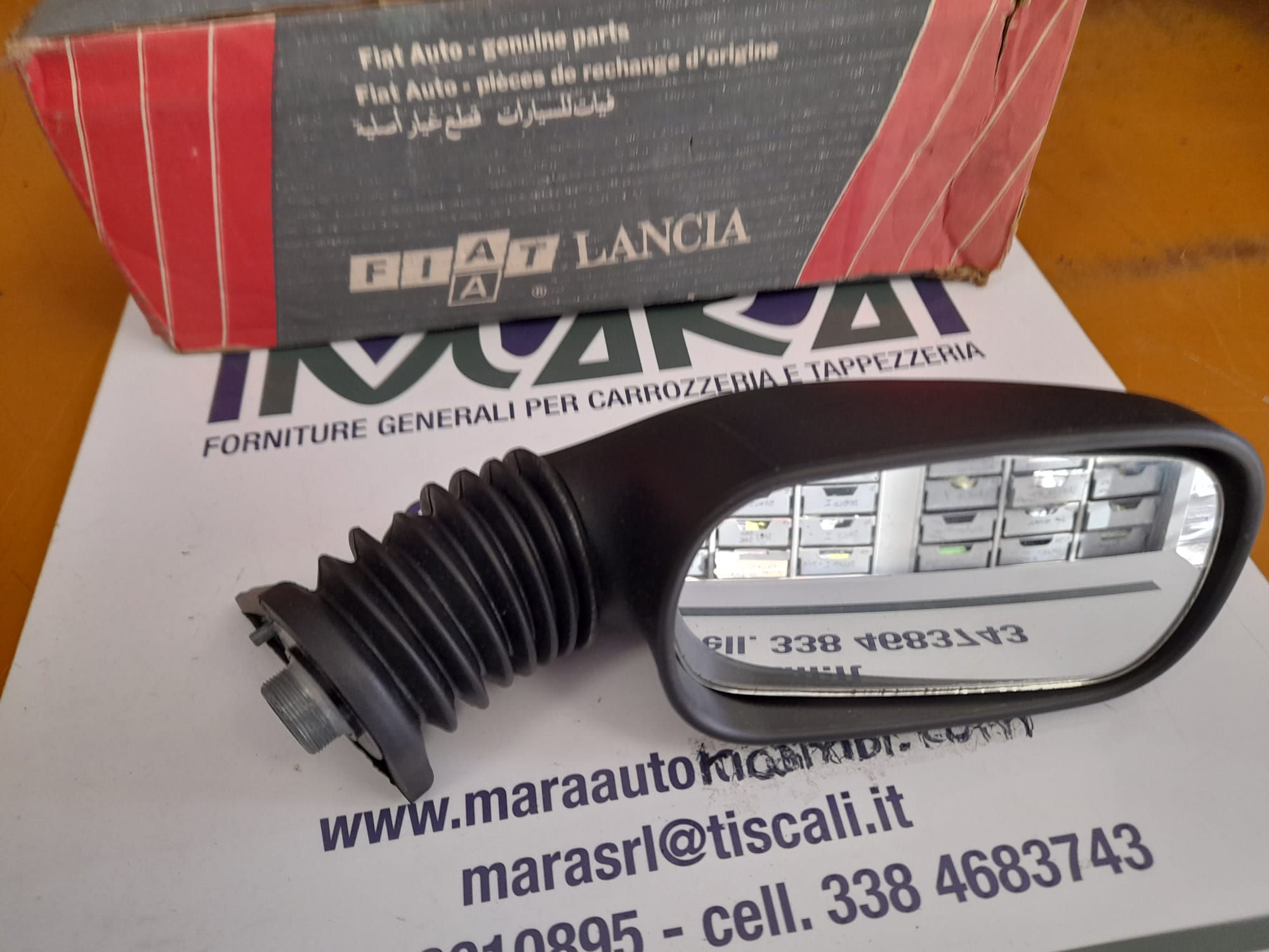 Fiat Ritmo 130 Abarth /Cabrio specchietto esterno destro s/comando originale 