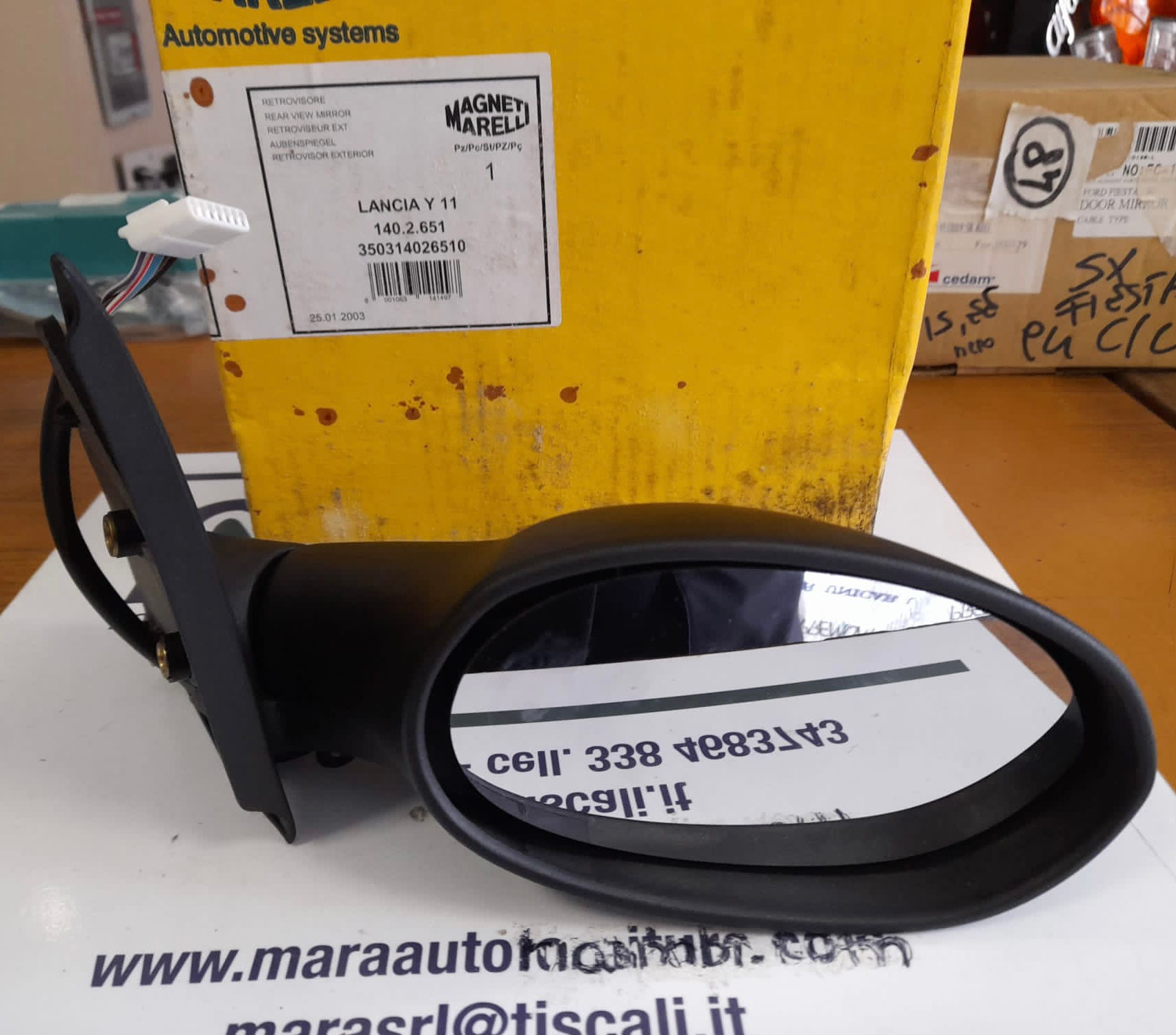 Lancia Y 96/03 specchietto esterno  destro elettrico termico MAGNETI MARELLI 