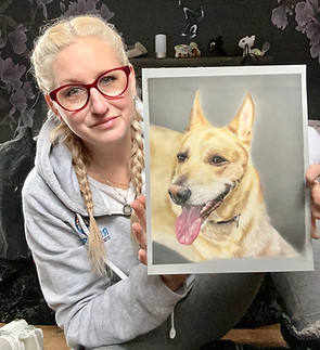 Custom Pet Portrait 11"x14" size