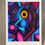 Thumbnail: Dog'topia Abstract Dog Giclee' print