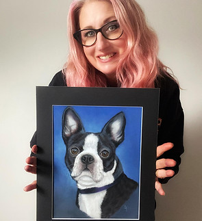 Custom Pet Portrait 9"x12" size