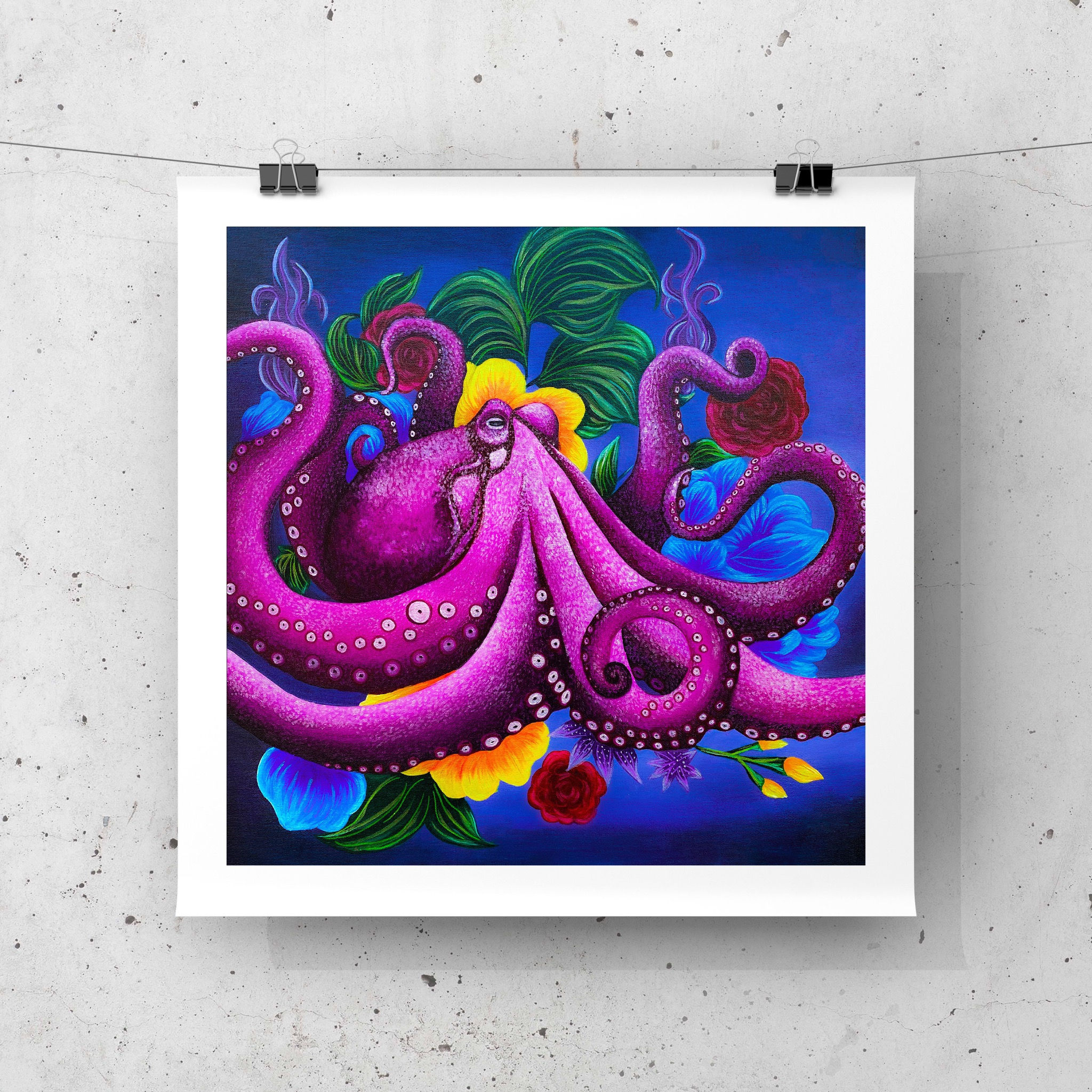 Octopus Garden Fine art Giclee' print