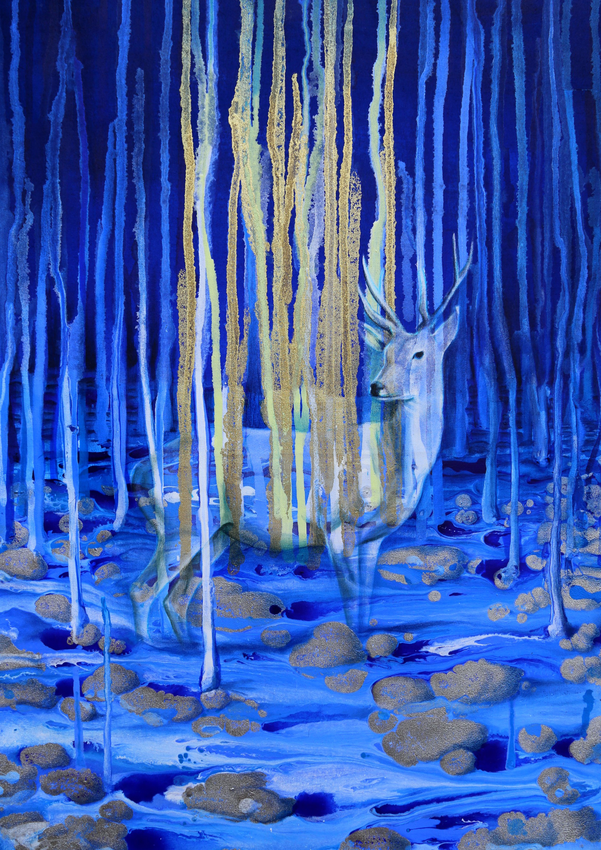 Venado en Azul