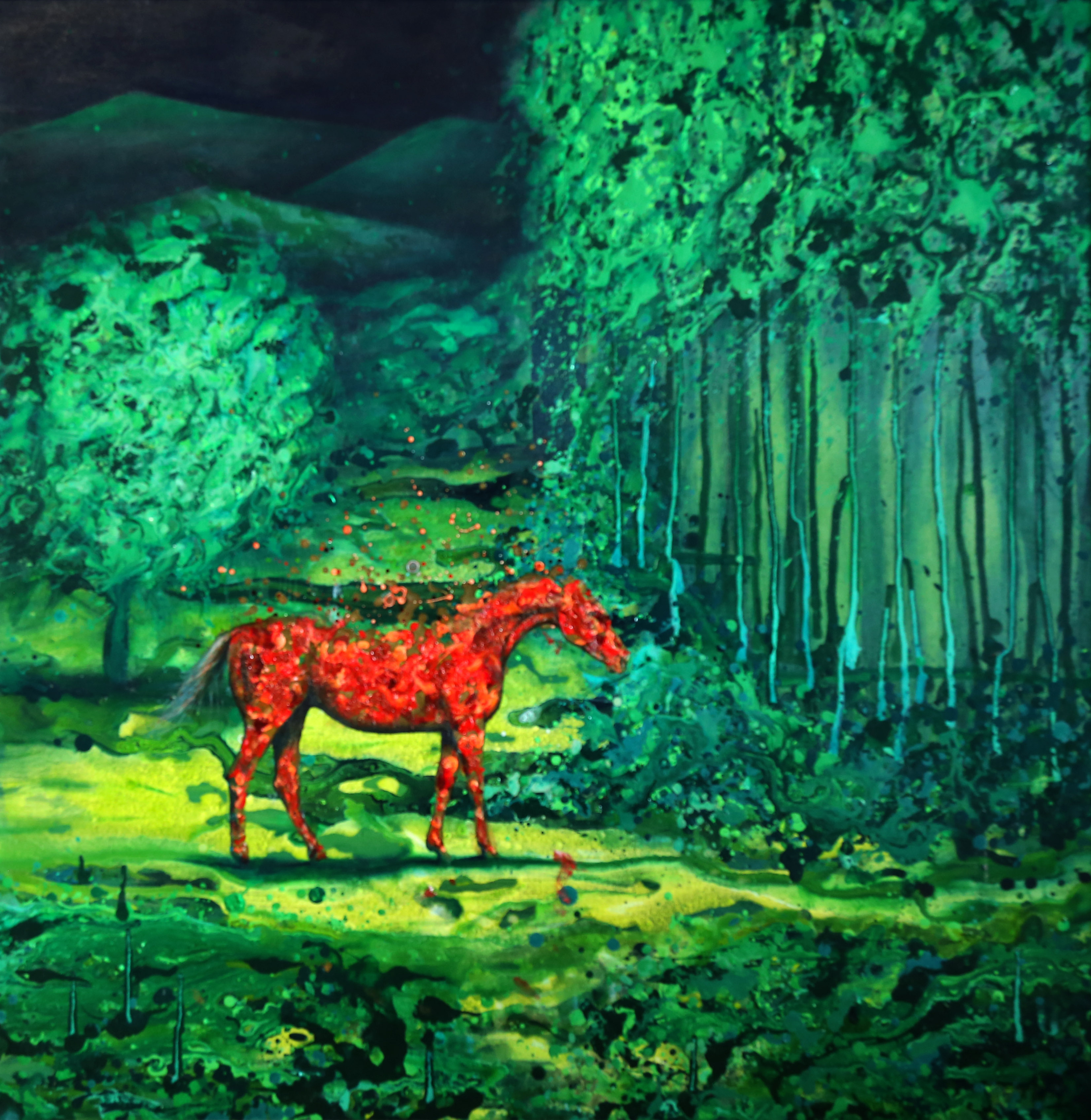 Cavalo na Floresta