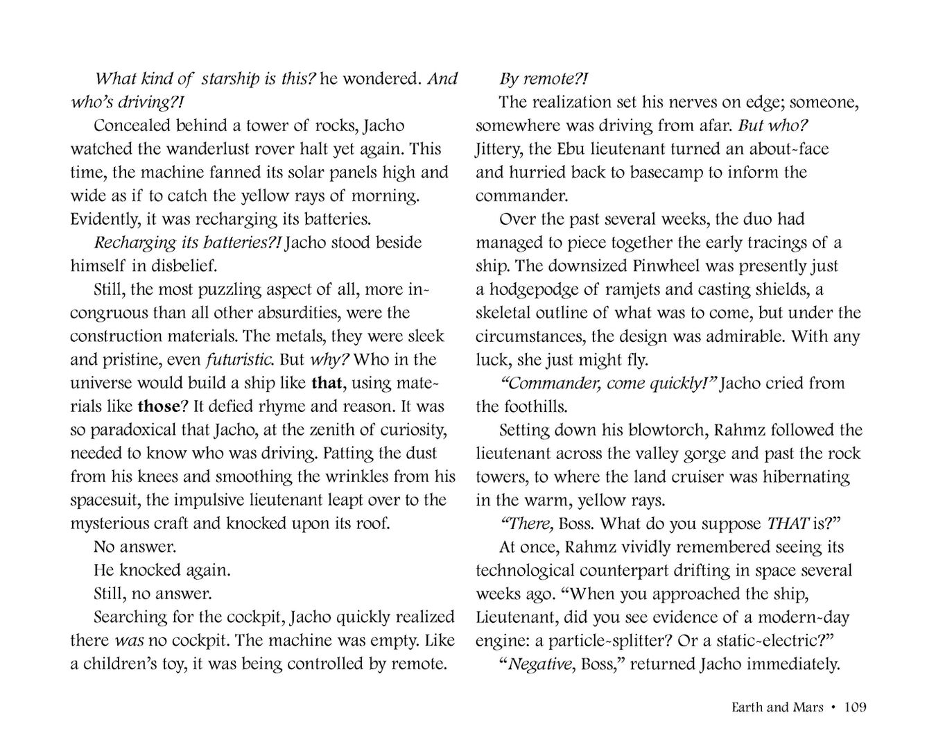 Pages from 'Three Hours Till Midnight - Book One - 9 till 10 O'Clock' by Bonobo Books.