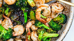 Shrimp and Broccoli Stir Fry 