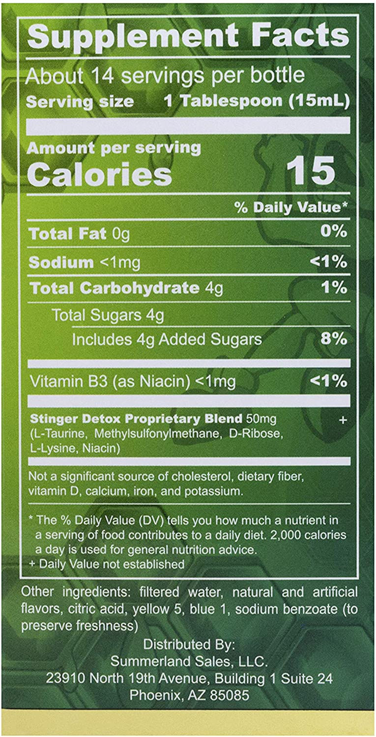 Thumbnail: Stinger Detox 5X 7-Day Extra Strength Permanent Drink – Lime Flavor – 8 FL OZ