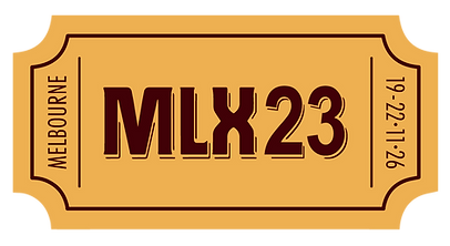 A picture of a ticket stub titled "MLX 23".