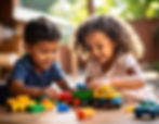 Firefly_kids playing with toys 701852