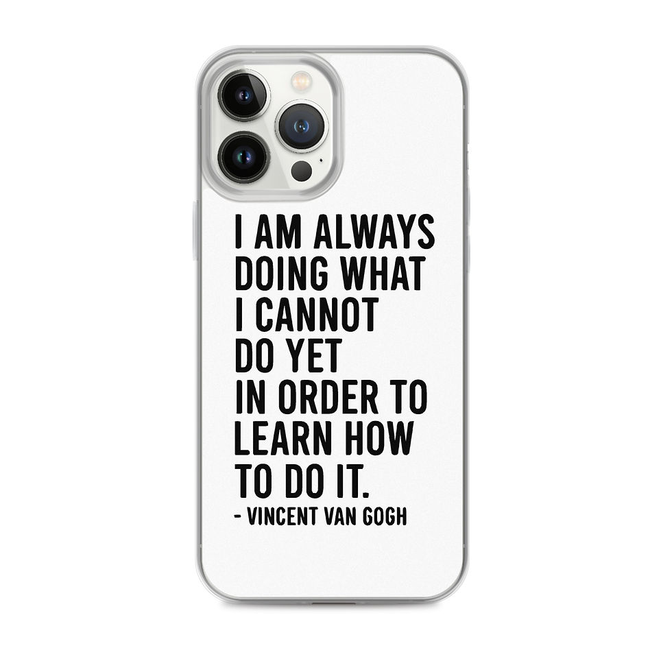 Thumbnail: "Vincent Van Goh Quote" Iphone Case 