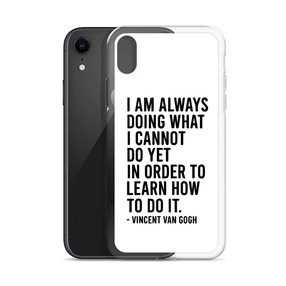 Thumbnail: "Vincent Van Goh Quote" Iphone Case 