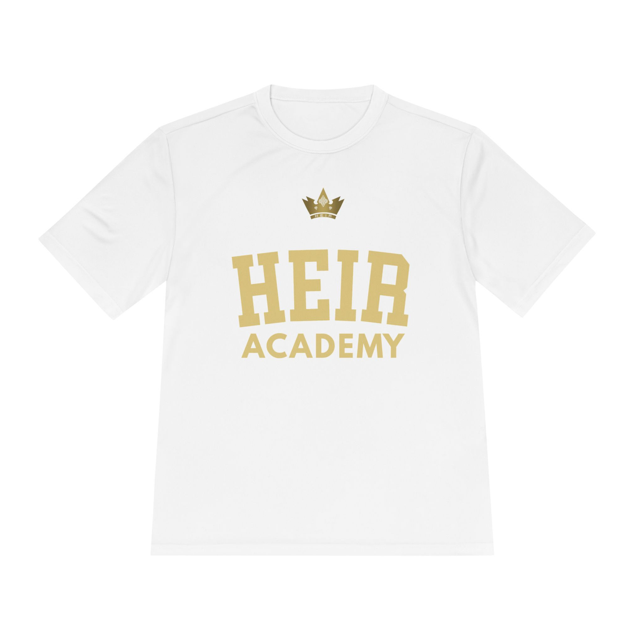 Classic HEIR Academy T-Shirt | Collegiate Crown - White