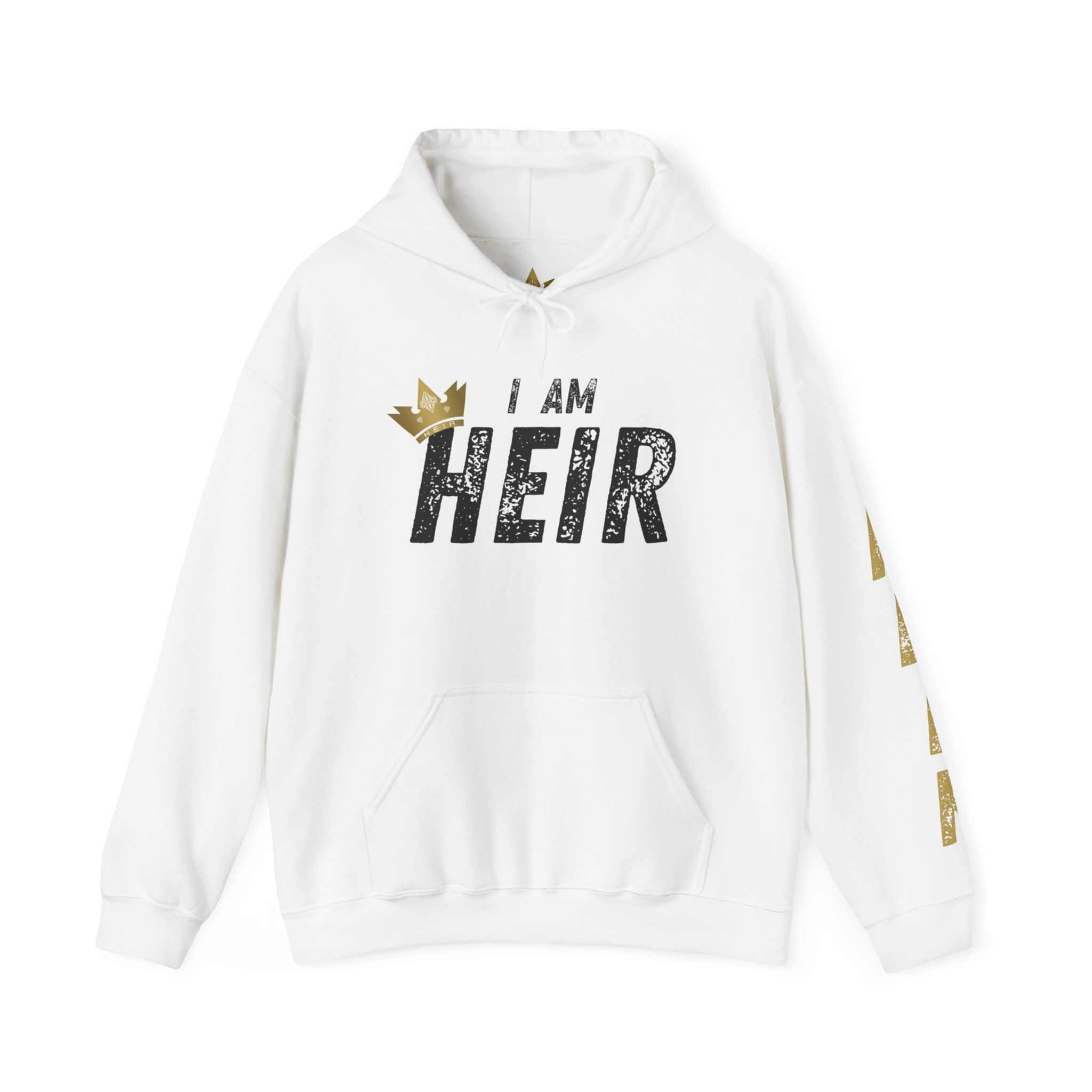 Unisex Hoody- "I AM HEIR" (arm and back print)