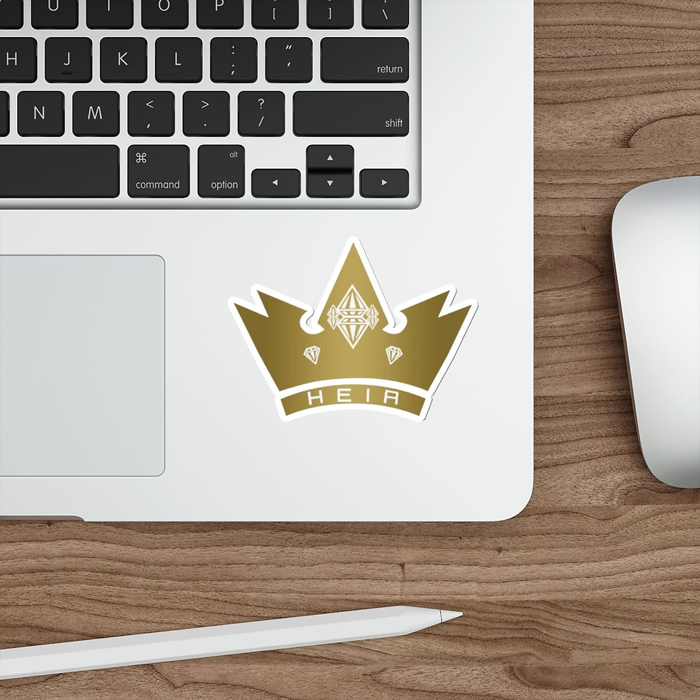 Thumbnail: Gold HEIR Academy Crown Sticker
