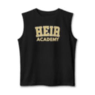 Heir Academy Muscle Tank — Black