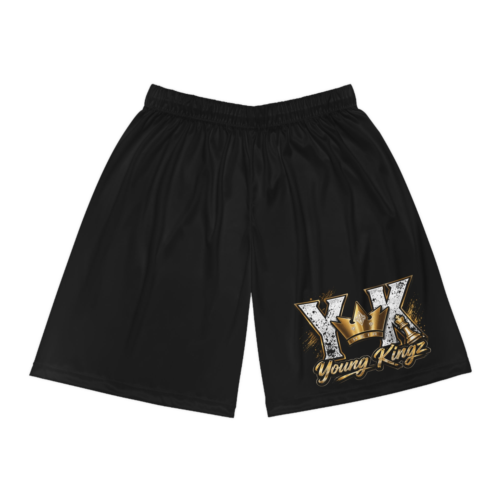 Young Kingz HEIR Academy Athletic Shorts — Black