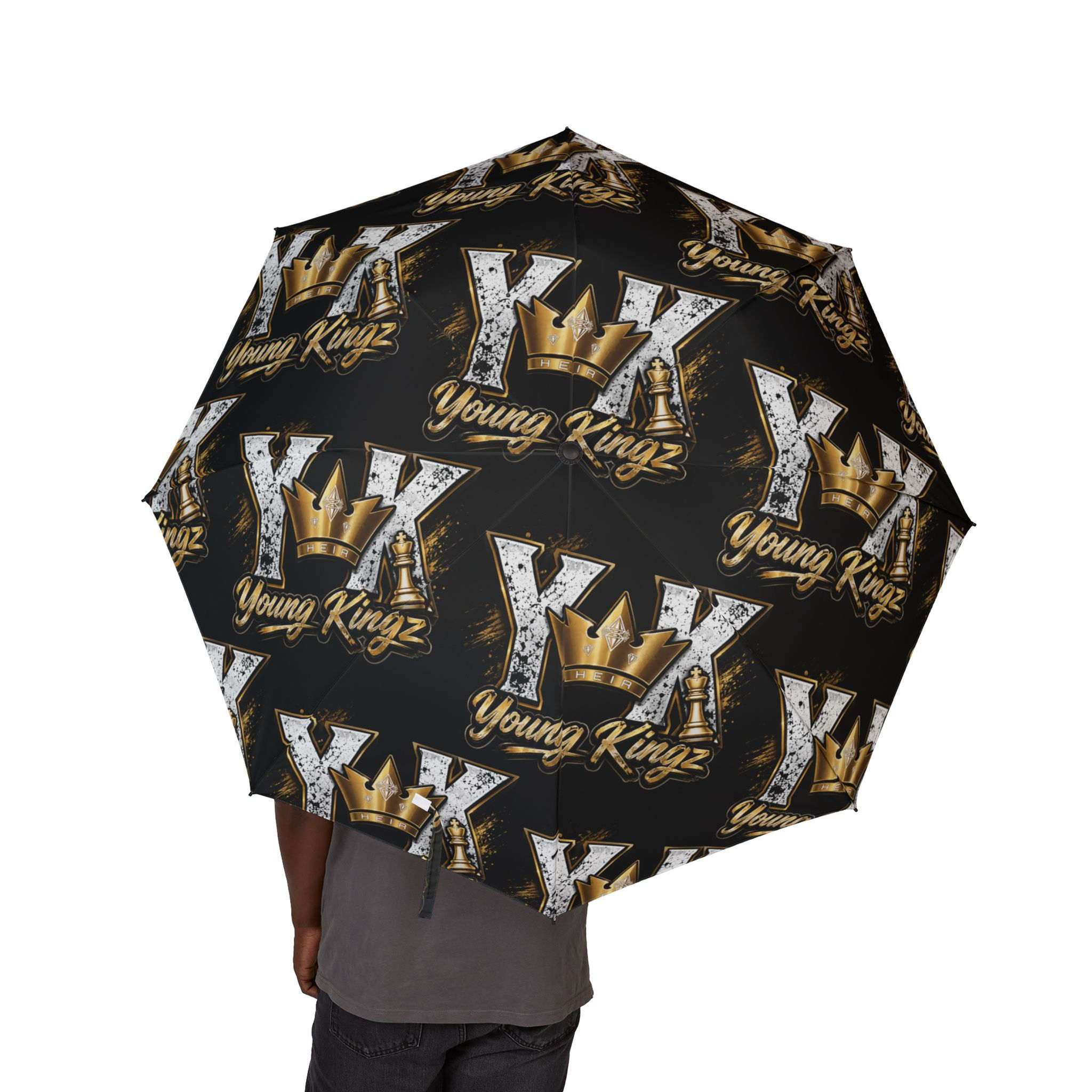 Young Kingz HEIR Academy Umbrella - Black
