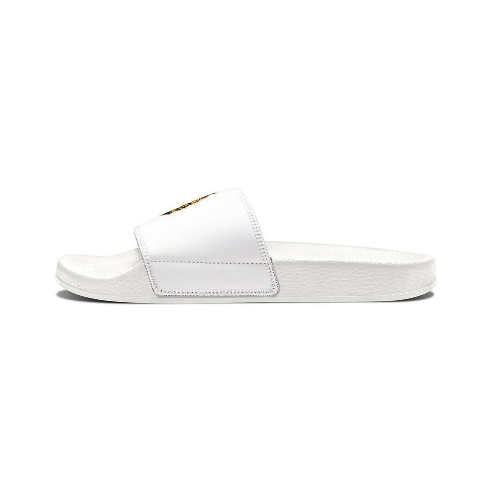 Thumbnail: ***KIDS*** HEIR Track Removable-Strap Slide Sandals - White