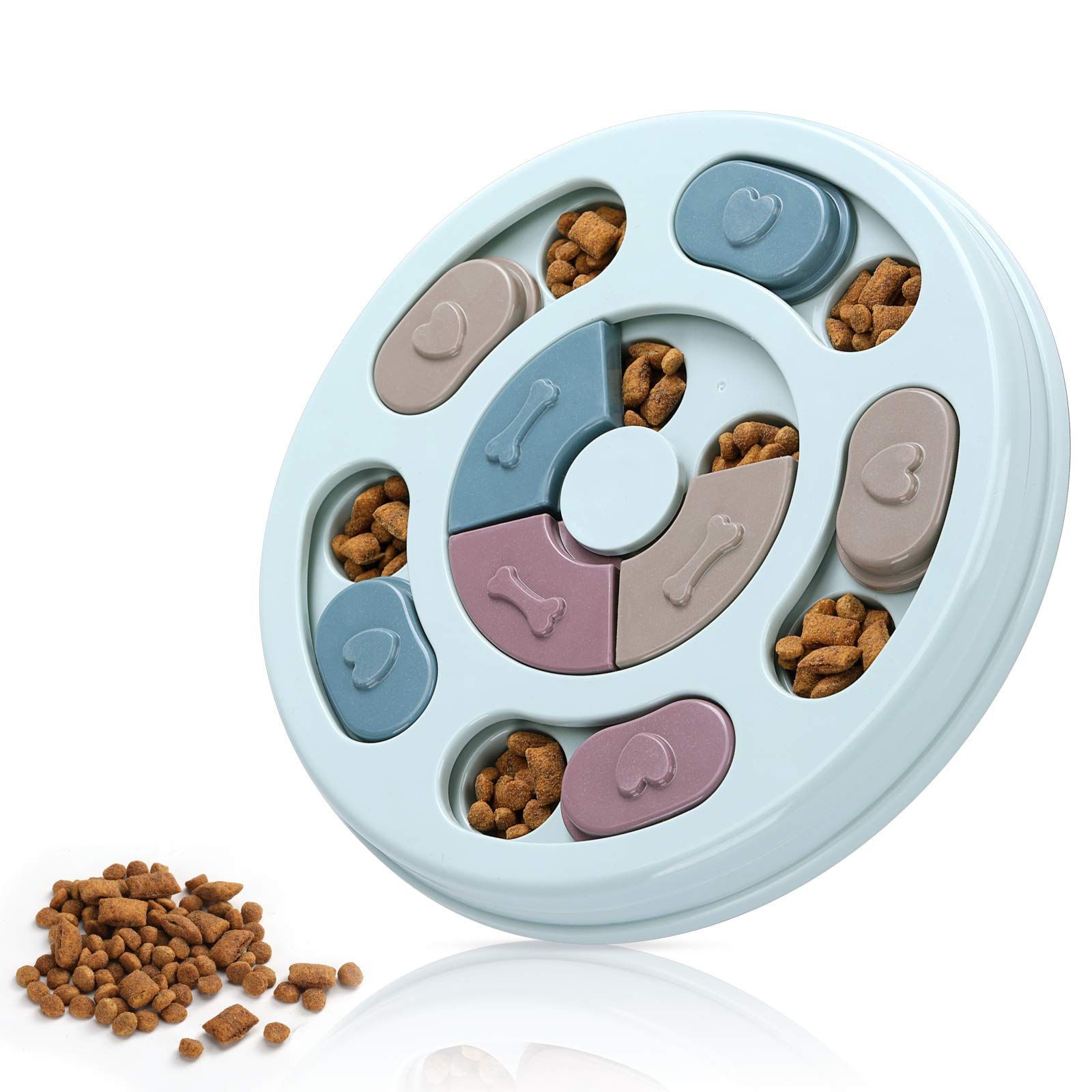 Dog Treat Puzzle Toy Food Dispenser IQ Training Mental Enrichment