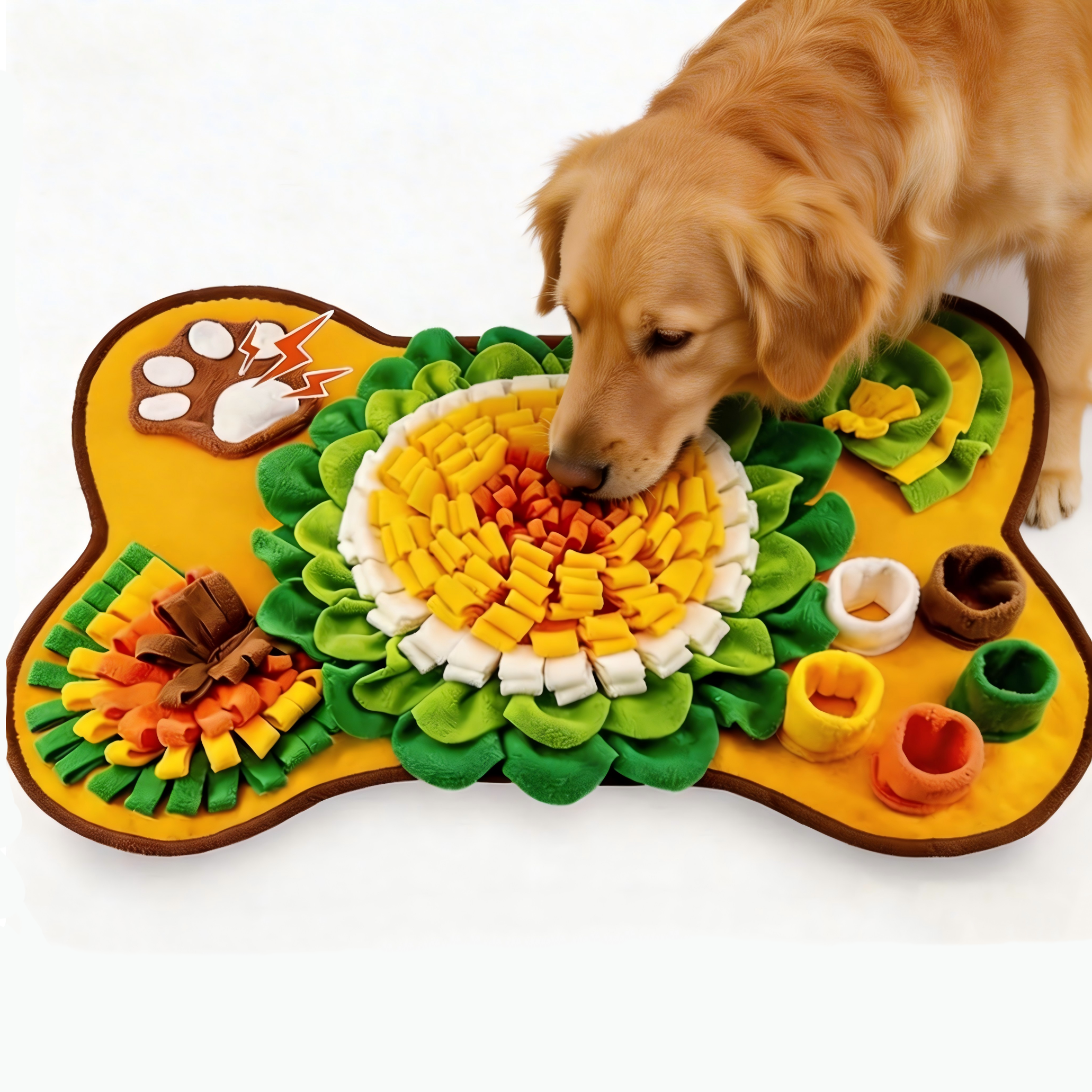 Pet Snuffle Mat, Interactive Sniff