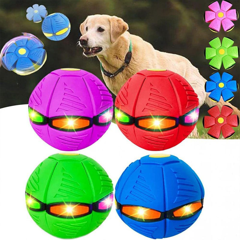 Dog Toys Flying UFO Morph Ball Outdoor