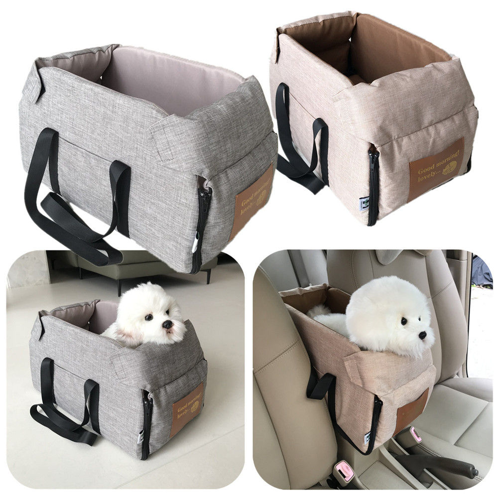 Dog Car Seat Bed Car Central Dog Car Seat Bed Portable Dog Carrier
