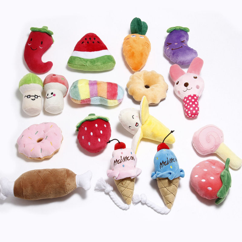 Plush Squeaky Pet Toys