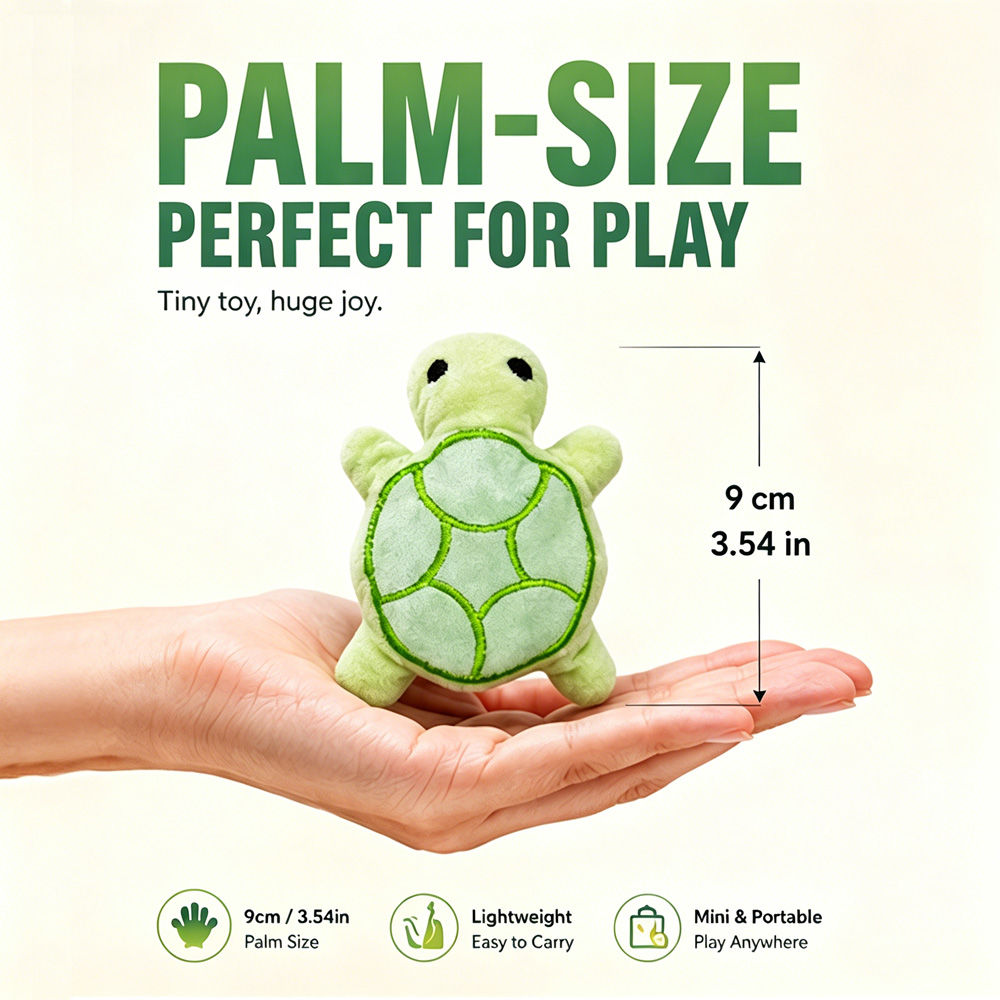 Mini Squeaky Turtle Toy