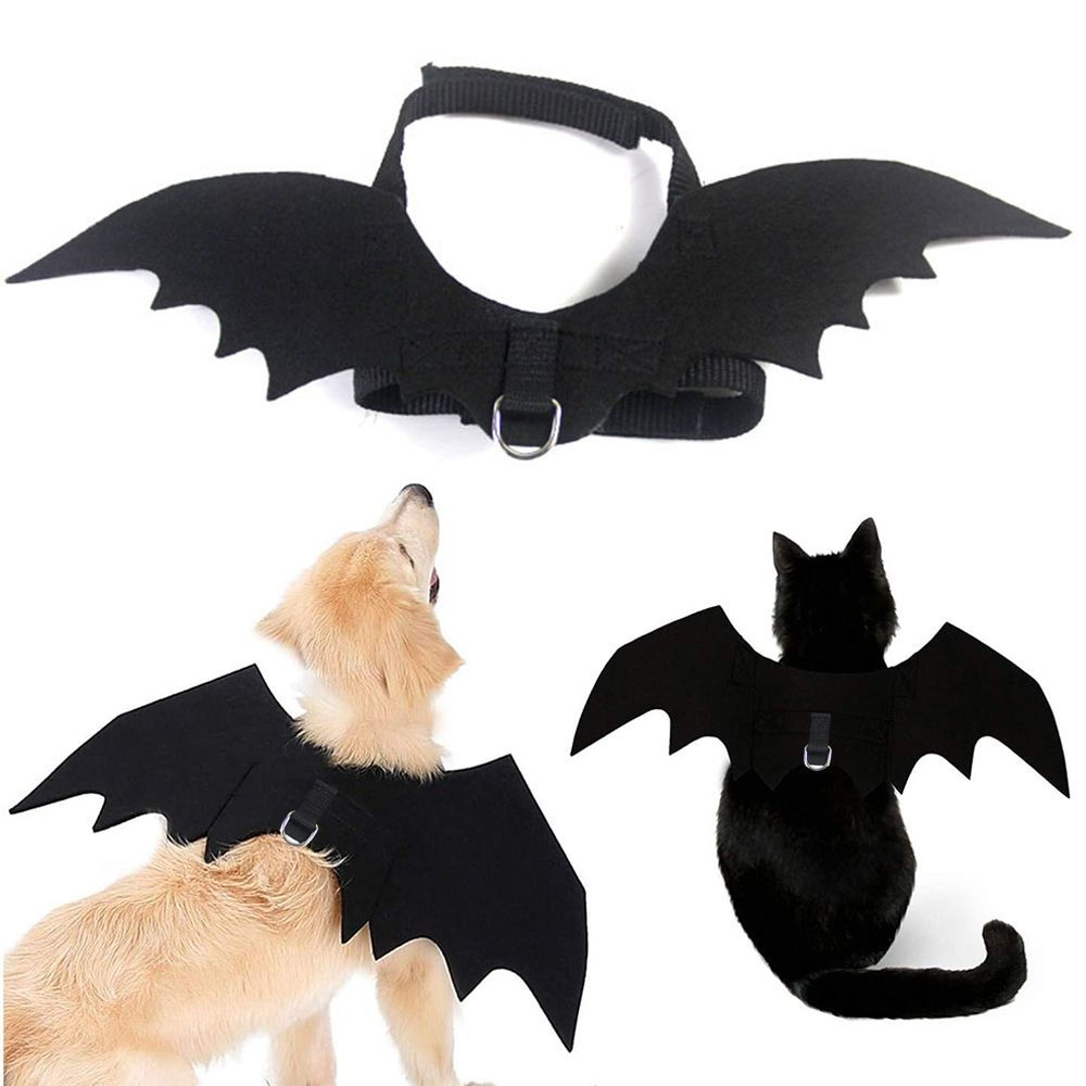 Pet Halloween Bat Wings Costume