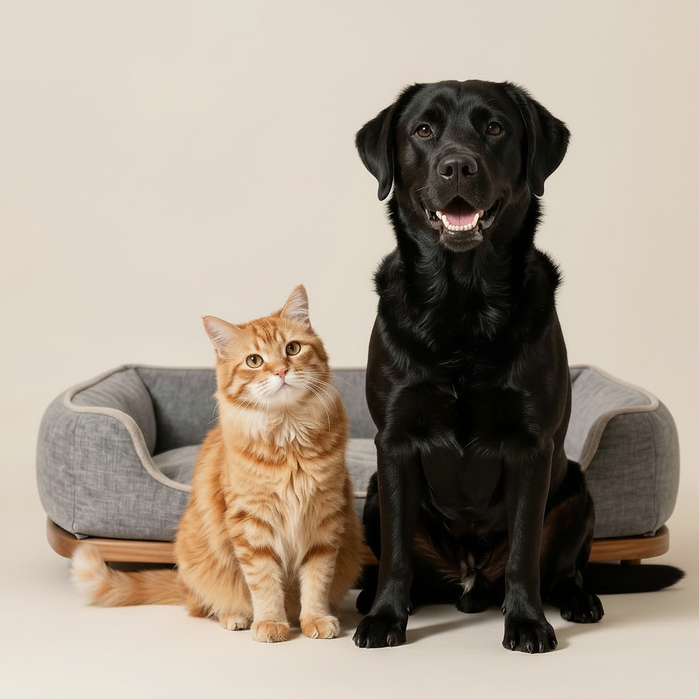 Joyful pet portrait