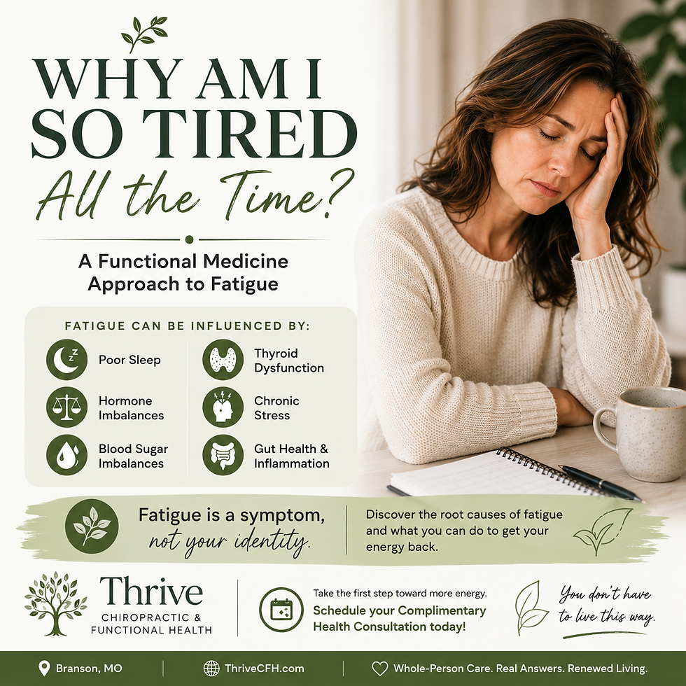 Why Am I So Tired All the Time? A Functional Medicine Approach to Fatigue