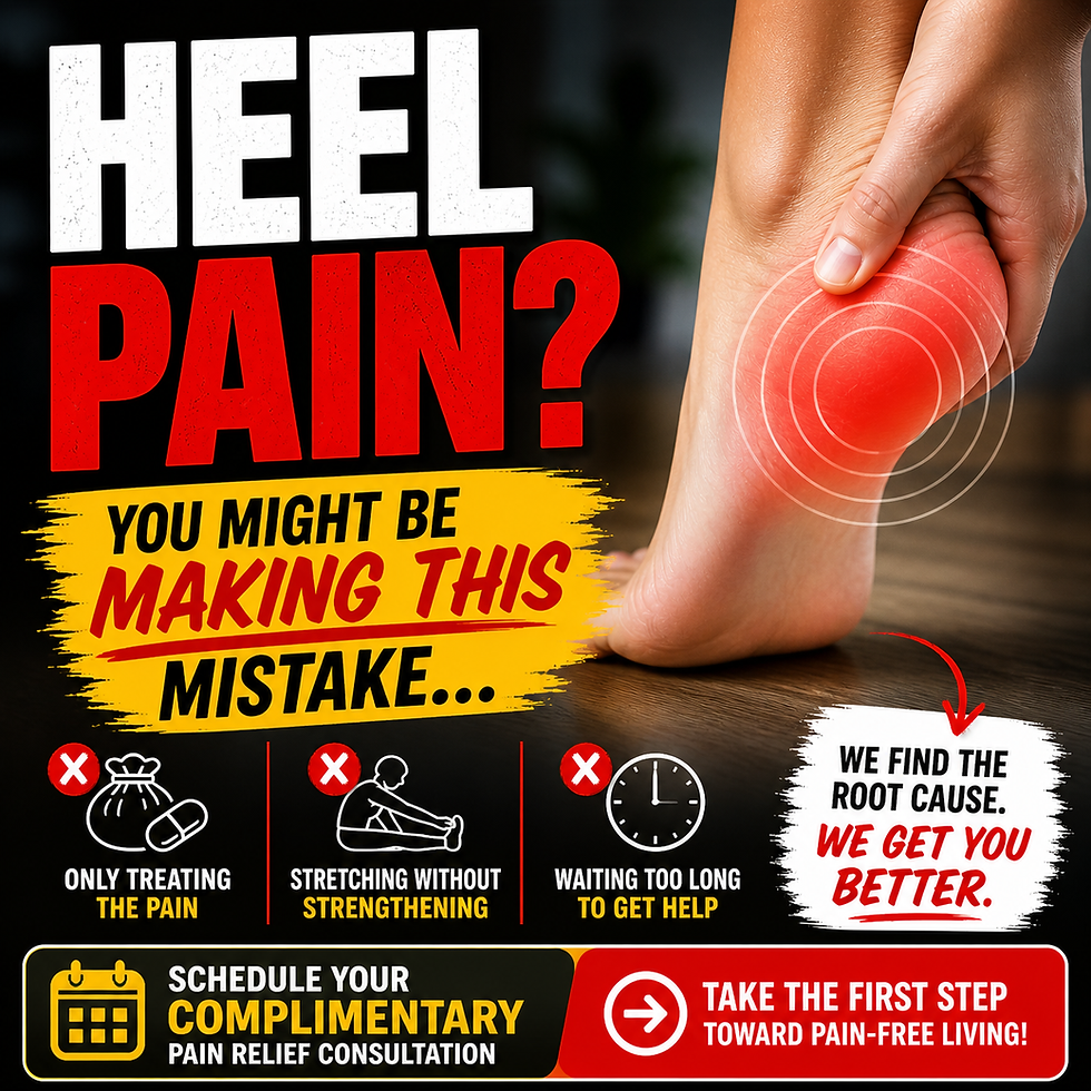 Still dealing with heel pain? You might be making this mistake…