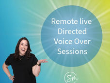 Remote live directed voice over session