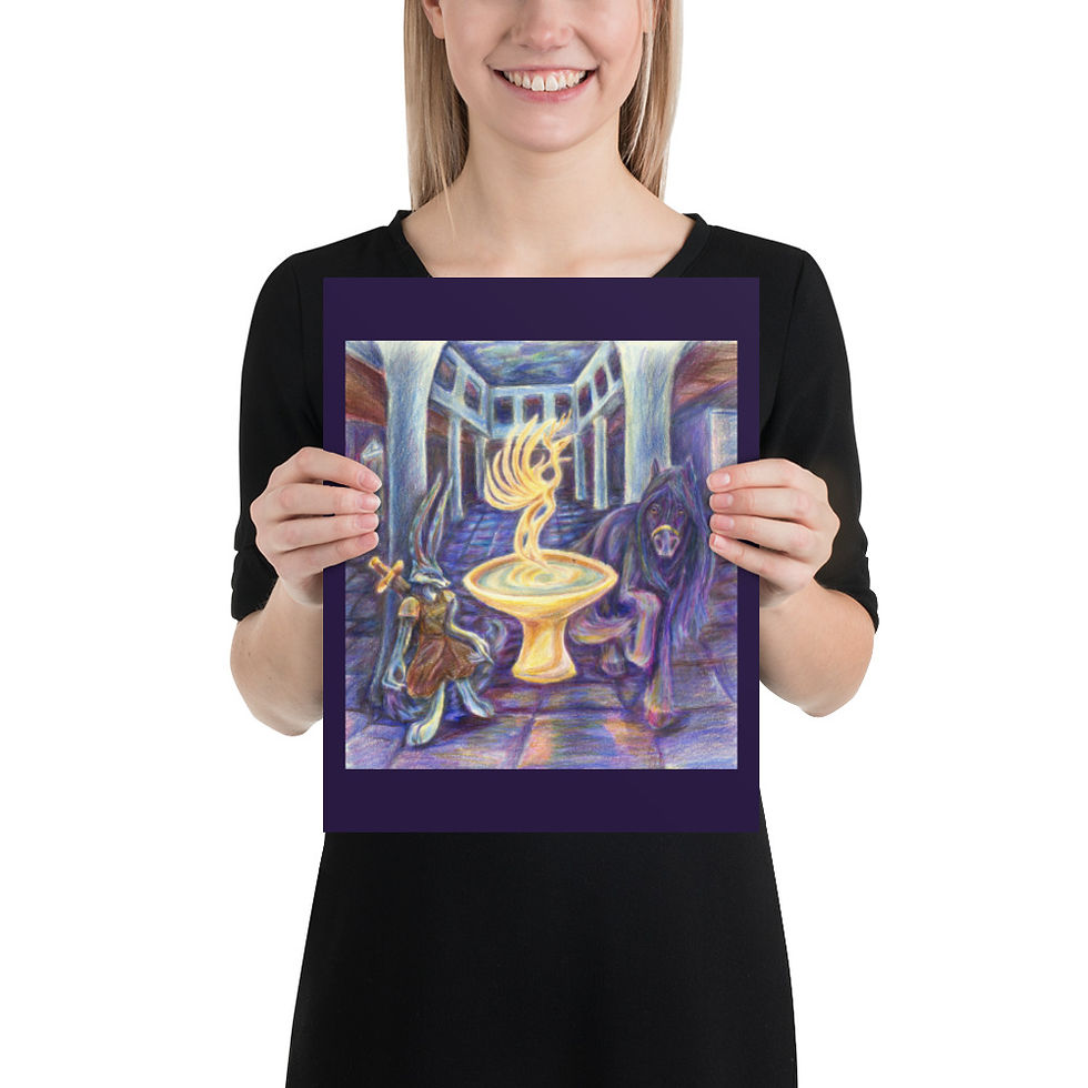 Print Image of Rabacoon Illustration: Slitchwistick and Bandletwine.