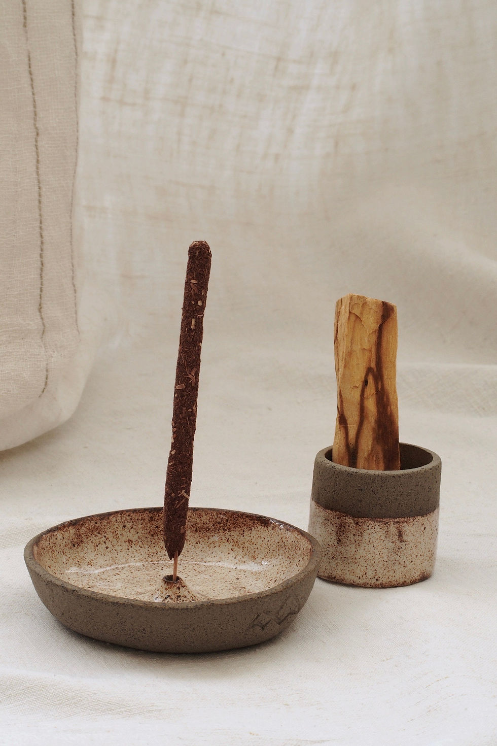 Miniaturbild: Incense Schale Beigegranit