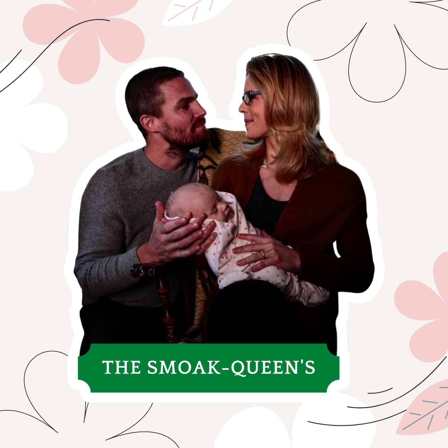 smoak-queen's sticker