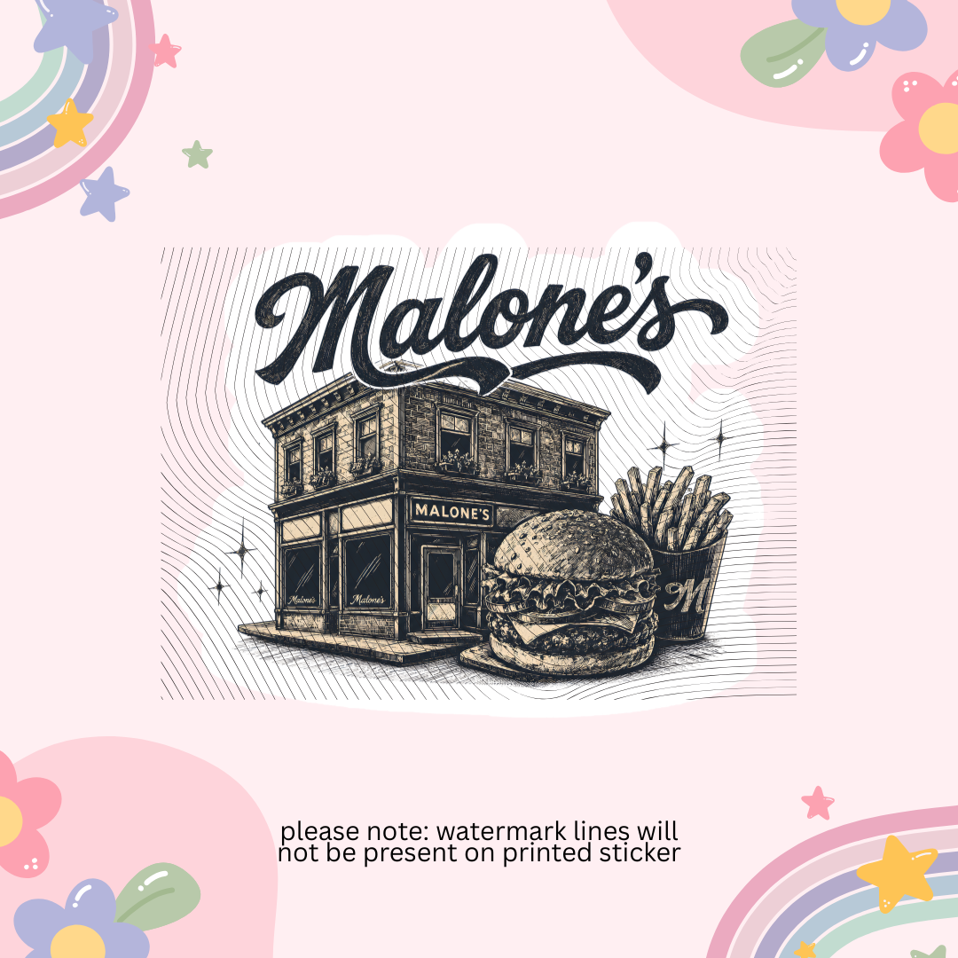 malone's sketch (sticker)