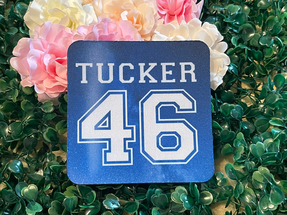 Thumbnail: off campus jersey numbers (coaster)