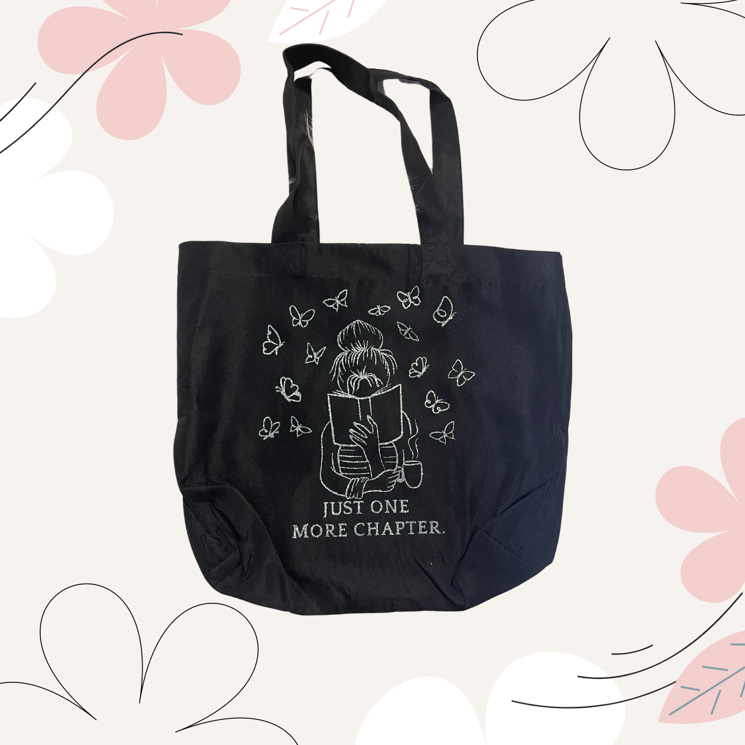 one more chapter tote bag