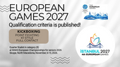 WAKO defines qualification pathway for European Games 2027
