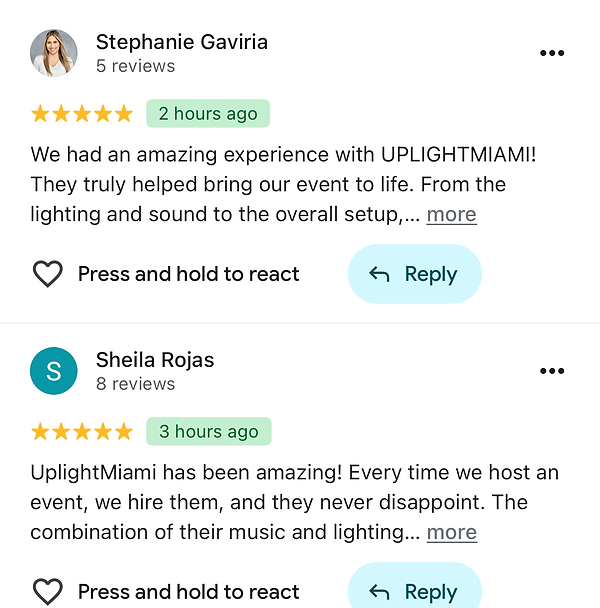 Uplight Miami - Google Review - Group Sheila Stephanie-  August 2026.PNG