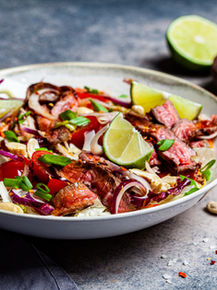 Thai Beef Salad. This simple recipe is great for a light lunch!