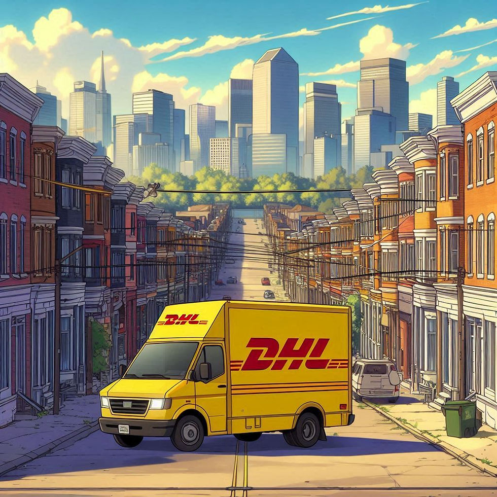 "DHL and Canpar employees in Kitchener scanning packages, ensuring accurate and timely deliveries."