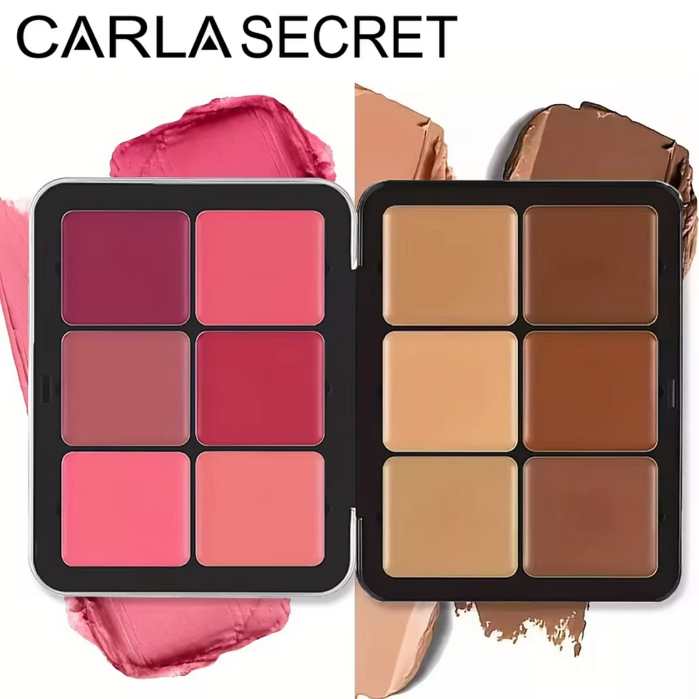 Thumbnail: Concealer and blush palette with 12 matte colors