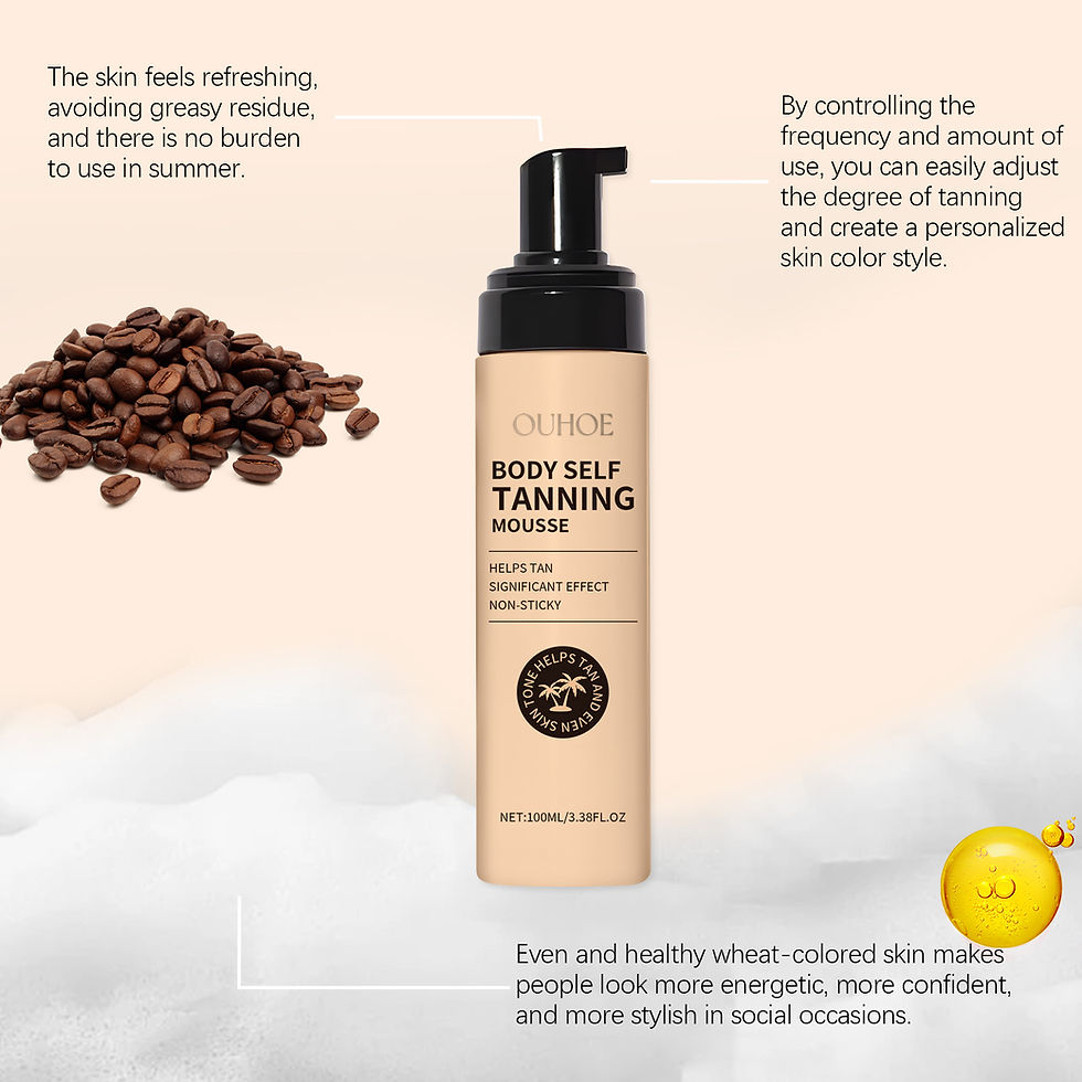 Thumbnail: 100ml Sunless Self Tanning Mousse - Ouhoe 