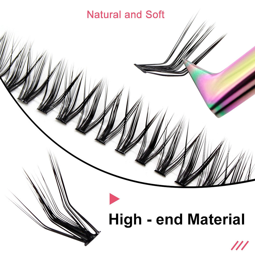 Thumbnail: Kit with 60 Eyelash Extension Clusters 