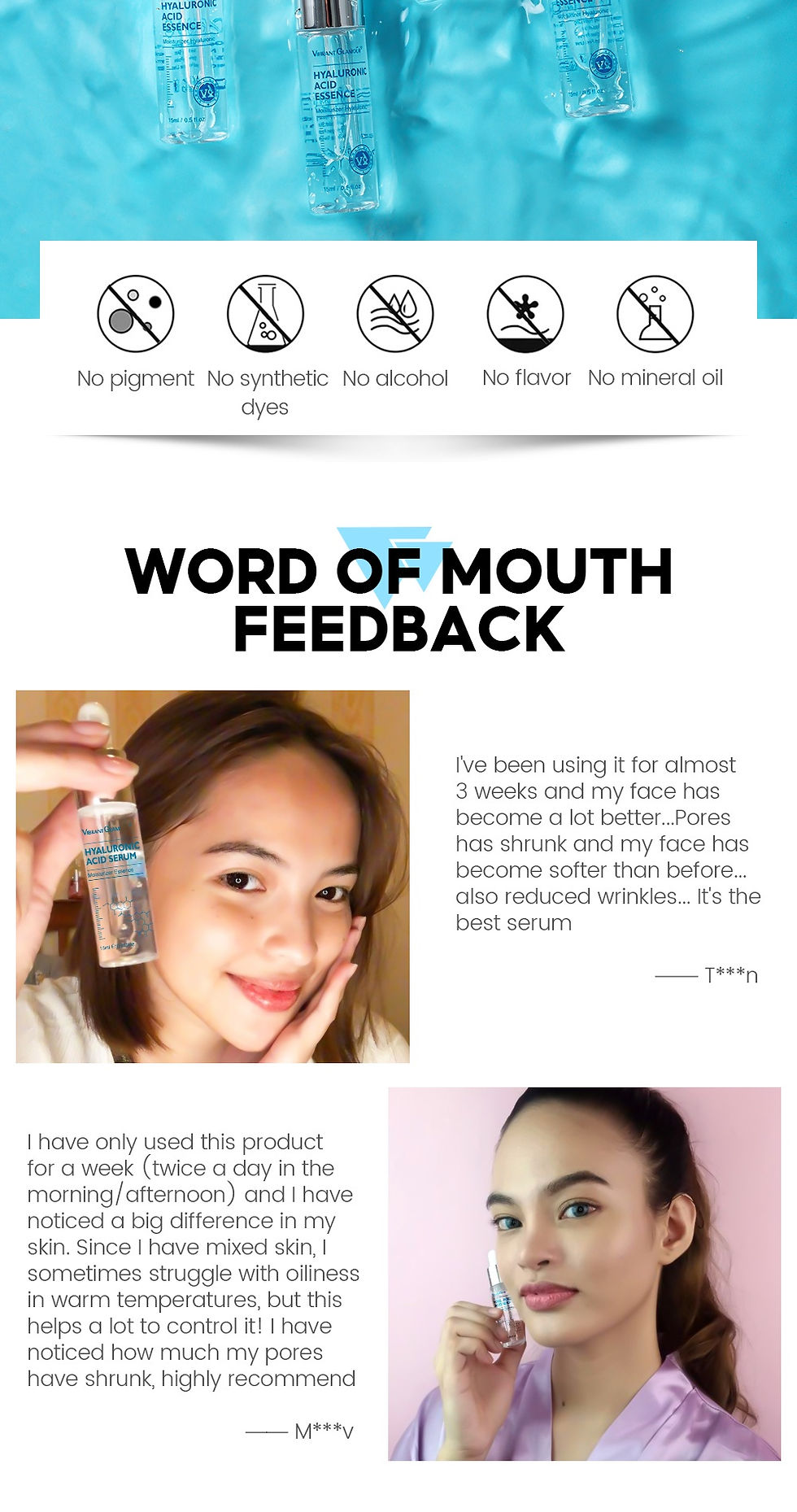 Thumbnail: VIBRANT GLAMOUR Hyaluronic Acid Face Serum  Skin Care